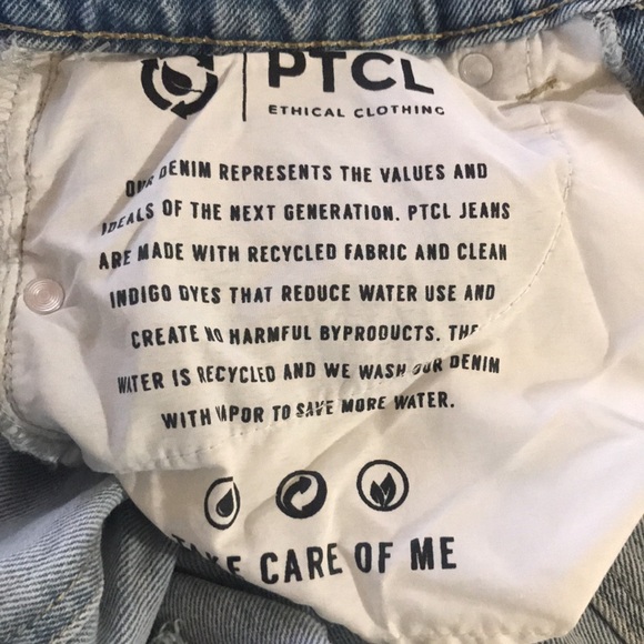 NWT PTCL High Rise Wide Leg Jeans 29 - Picture 9 of 10